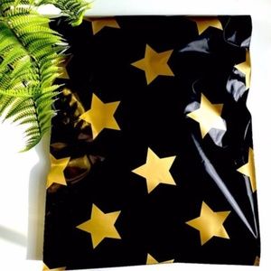 50 pieces 10x13 gold star design